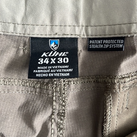 Kuhl shorts size 34 Silencr Convertible - Picture 6 of 12